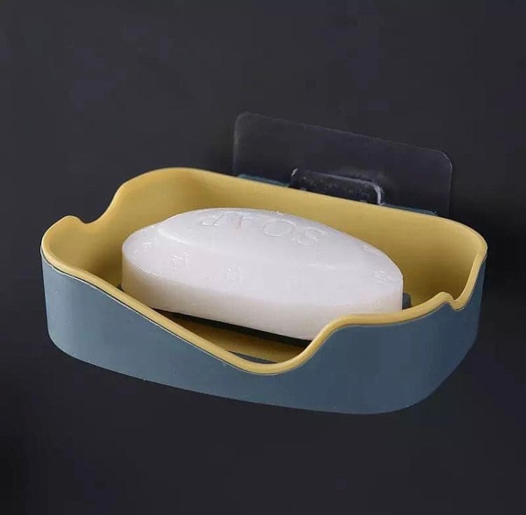 Self Adhesive Double Layer Soap Holder, Bathroom Wall Hanging Soap Box Self Adhesive Double Layer Soap Holder, Bathroom Wall Hanging Soap Box